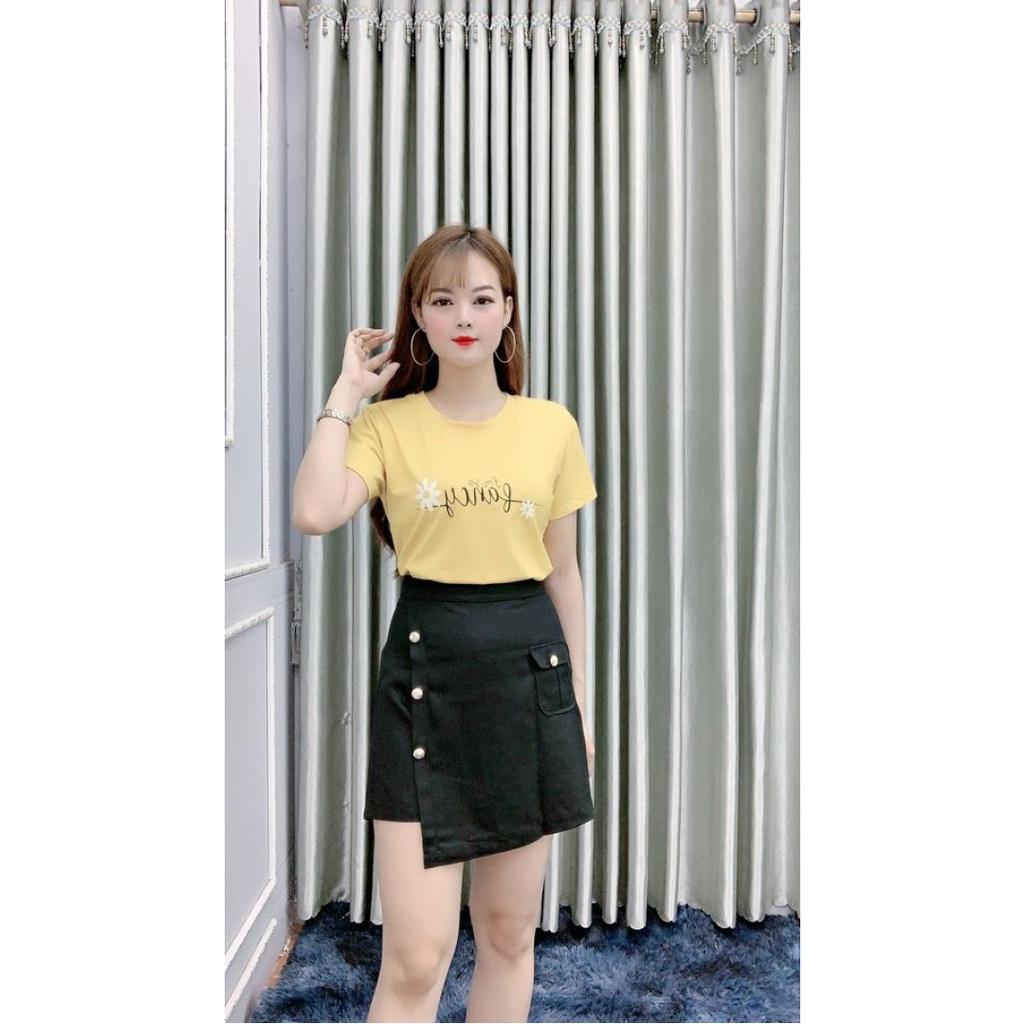 Chân Váy Quần Đính Nút YANDO CV03