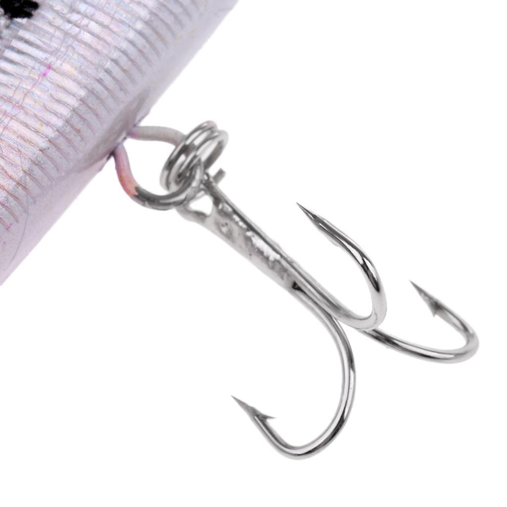 2 Segment Fishing Lure Swimbait Crank Baits Hard Bait Fishing Hooks Tackle