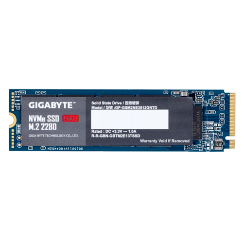 Ổ Cứng SSD Gigabyte NVMe PCIe  512Gb (GP-GSM2NE3512GNTD / Gen3x4 M2.2280/ 1700MB/s/ 1550MB/s) – Hàng Chính Hãng