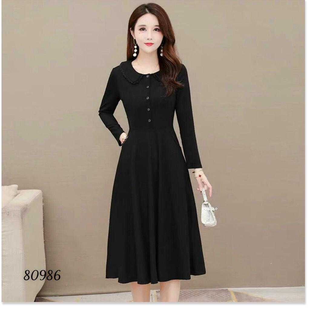 ĐẦM XÒE DỰ TIỆC CÓ NÚT CÚC CỰC XINH TÔN DÁNG THANH LỊCH CHO CHỊ EM THỜI TRANG LANO STORE