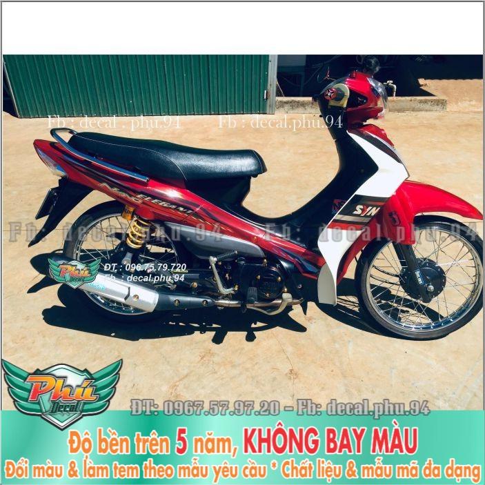 Tem rời Elegant trắng đỏ đen Crom  -1