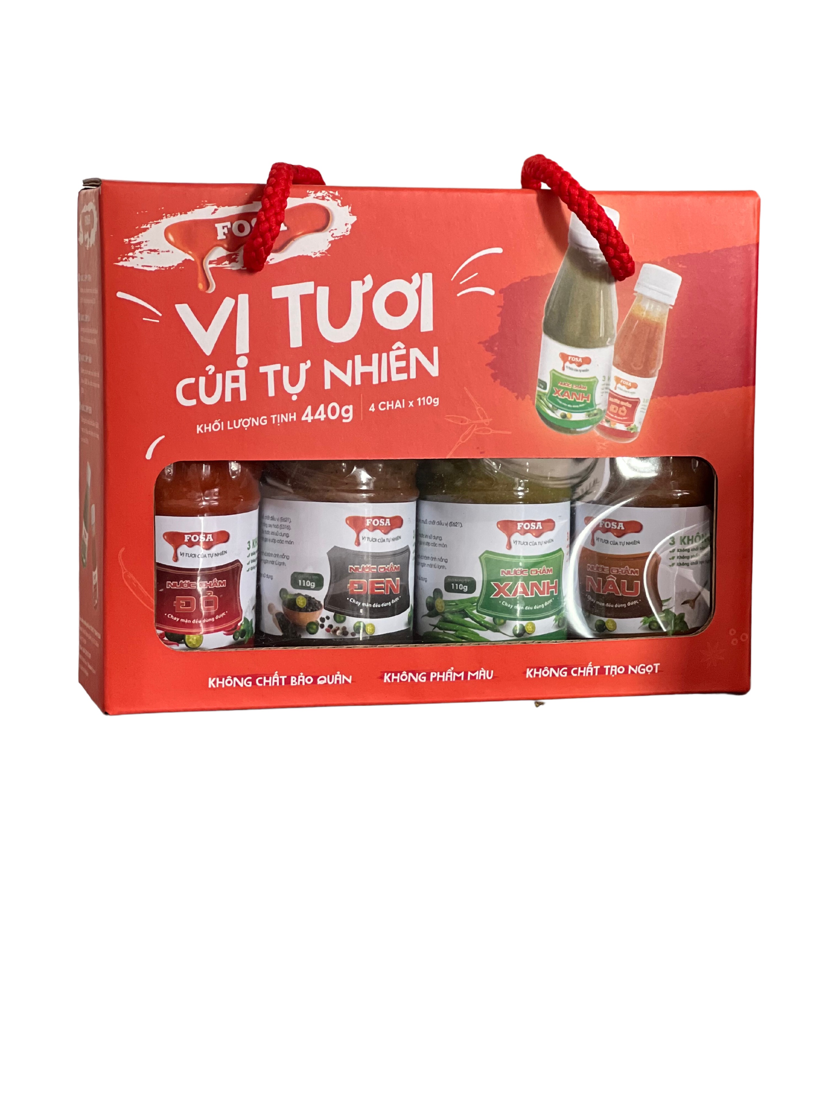 Nước chấm Fosa , muối ớt tắc tươi ngon cho hải sản và BBQ, chay mặn đều dùng được