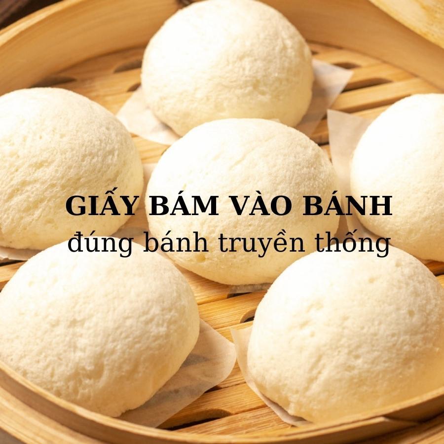 Giấy Lót Bánh Bao GIẤY NẾN Hình Vuông 10x10 Cm Set 6 Kg 21,000 Tờ Cho Tiệm Sản Xuất Kinh Doanh Bánh Bao - GIAYBBAO6KG