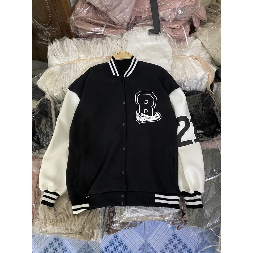 Áo bomber Số 21 BRO Chất nỉ bông dày đẹp, Áo khoác nỉ nam nữ from rộng unisex nỉ cotton Phong Cách Trẻ Trung