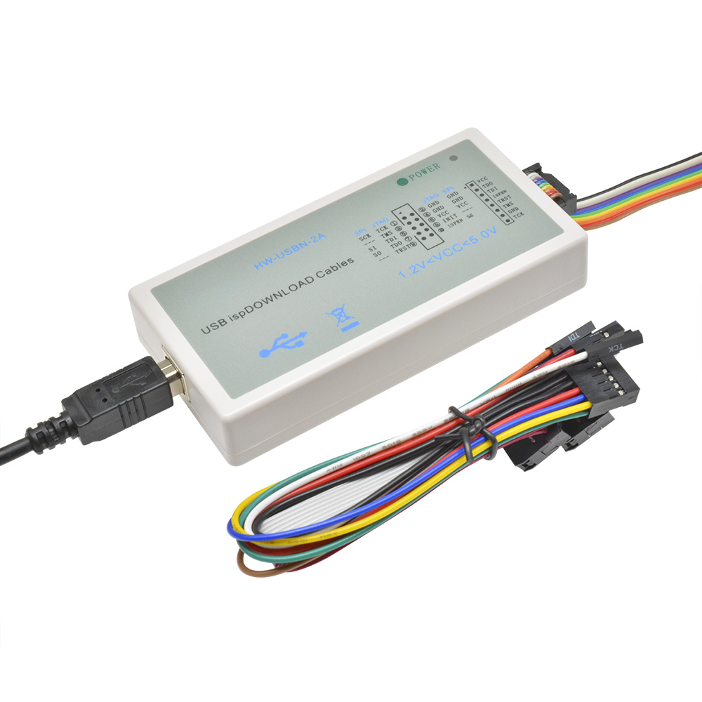 USB Downloader Jtag ISP Programmer ispDownload Cable Lattice FPGA CPLD HW-USBN-2