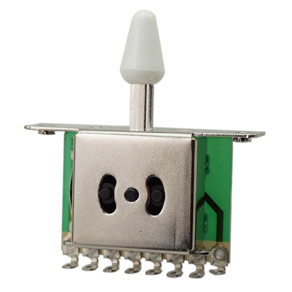 3-4pack Guitar 5 Way Pickup Selector Switch for ST SQ Guitar Parts White
