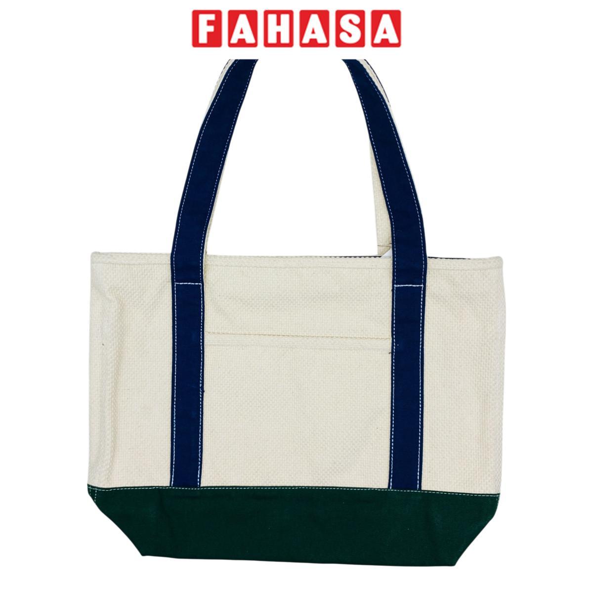 Túi Vải Tote Thêu Chữ - Size M - Saigon ZeroWaste - Mẫu 5 (Slogan Ngẫu Nhiên)