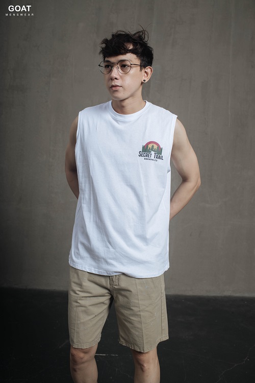 Áo Ba Lỗ In Hình Thể Thao Nam GOAT MENSWEAR