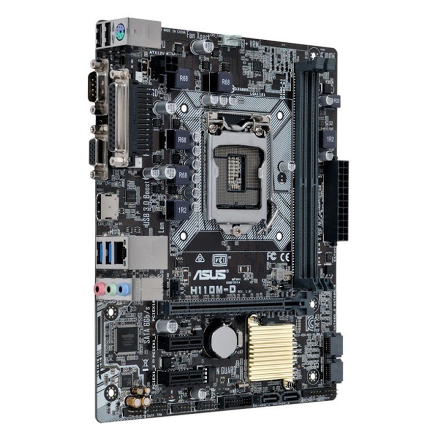 Bo Mạch Chủ Mainboard ASUS H110M-D (SK1151) - Hàng Chính Hãng