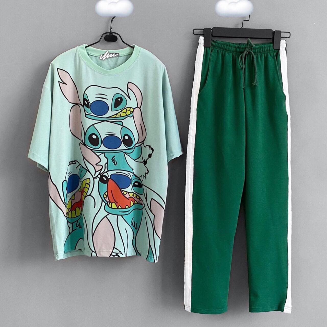 Áo tay lỡ unisex form rộng nam/nữ chất cotton tici.