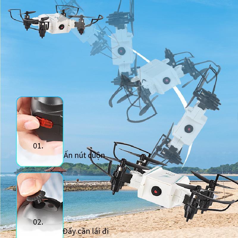 Đặc Biệt Mini Drone Gấp Chụp Ảnh Trên Không Máy Bay Điều Khiển Từ Xa Quadcopter Máy Bay Trực Thăng Bé Trai Sạc Đồ Chơi