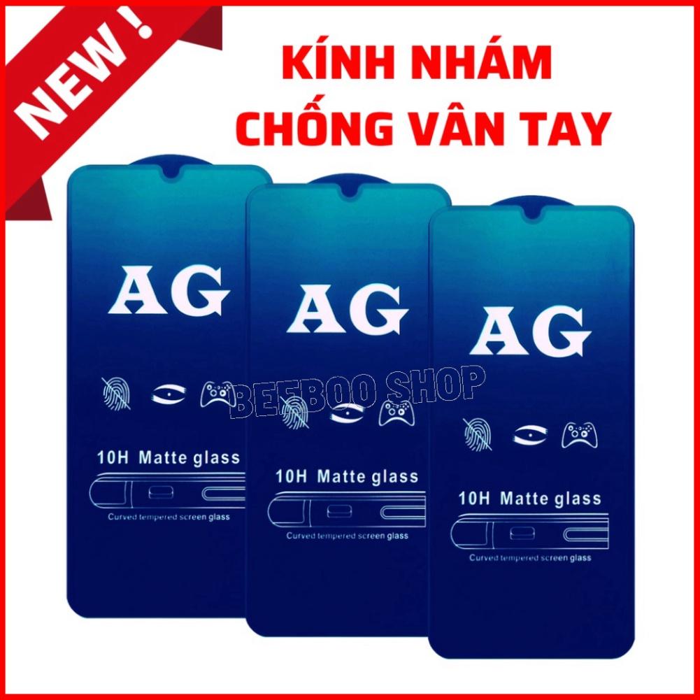 Kính Cường Lực Dành Cho Điện Thoại Samsung A20/A30/A30S/A50/A50S - Full màn hình - Nhám phủ Nano - Chống vân tay