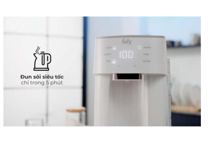 Bình Đun Và Hâm Nước Pha Sữa Thông Minh FatzBaby SMART2-FB3817TN