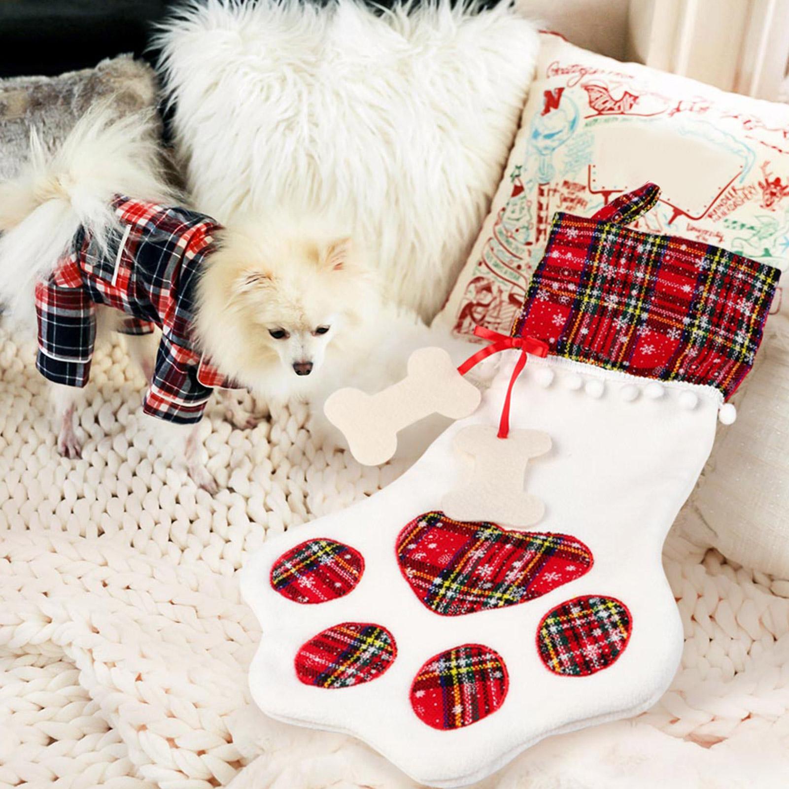 Vớ Trang trí Cây thông Noel hình bàn chân mèo