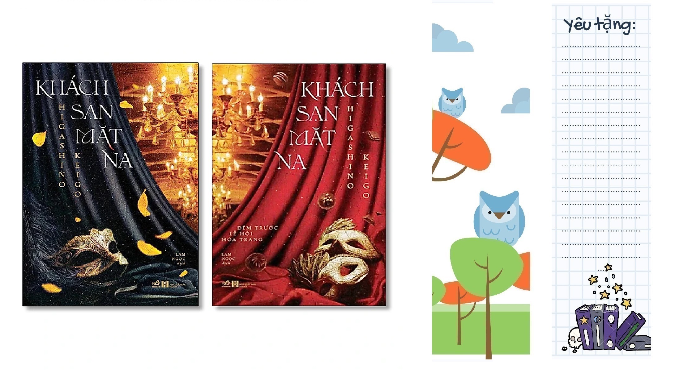 Combo Khách Sạn Mặt Nạ - Full 2 Tập - Higashino Keigo - Nhã Nam - Tặng Kèm Bookmark Bamboo Books