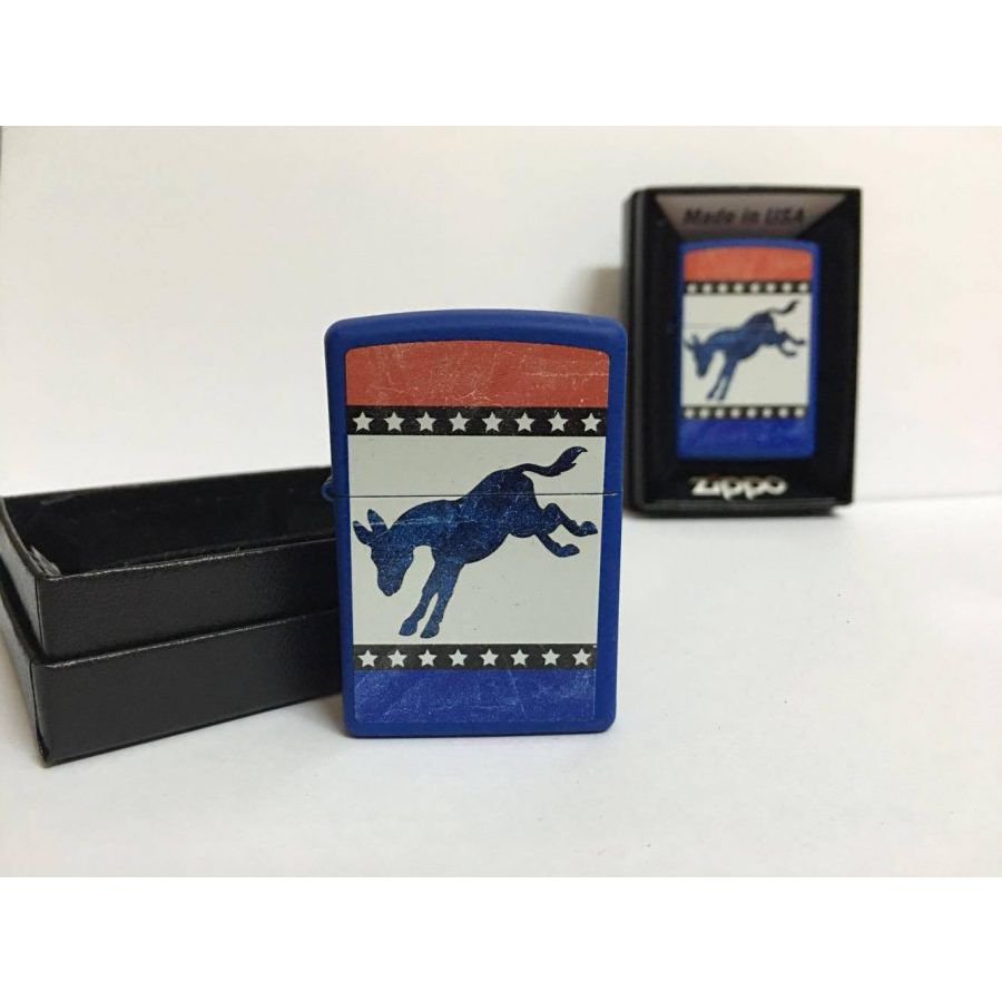 Bật Lửa Zippo 29166 – Zippo Democrat Party Elephant Royal Blue Matte