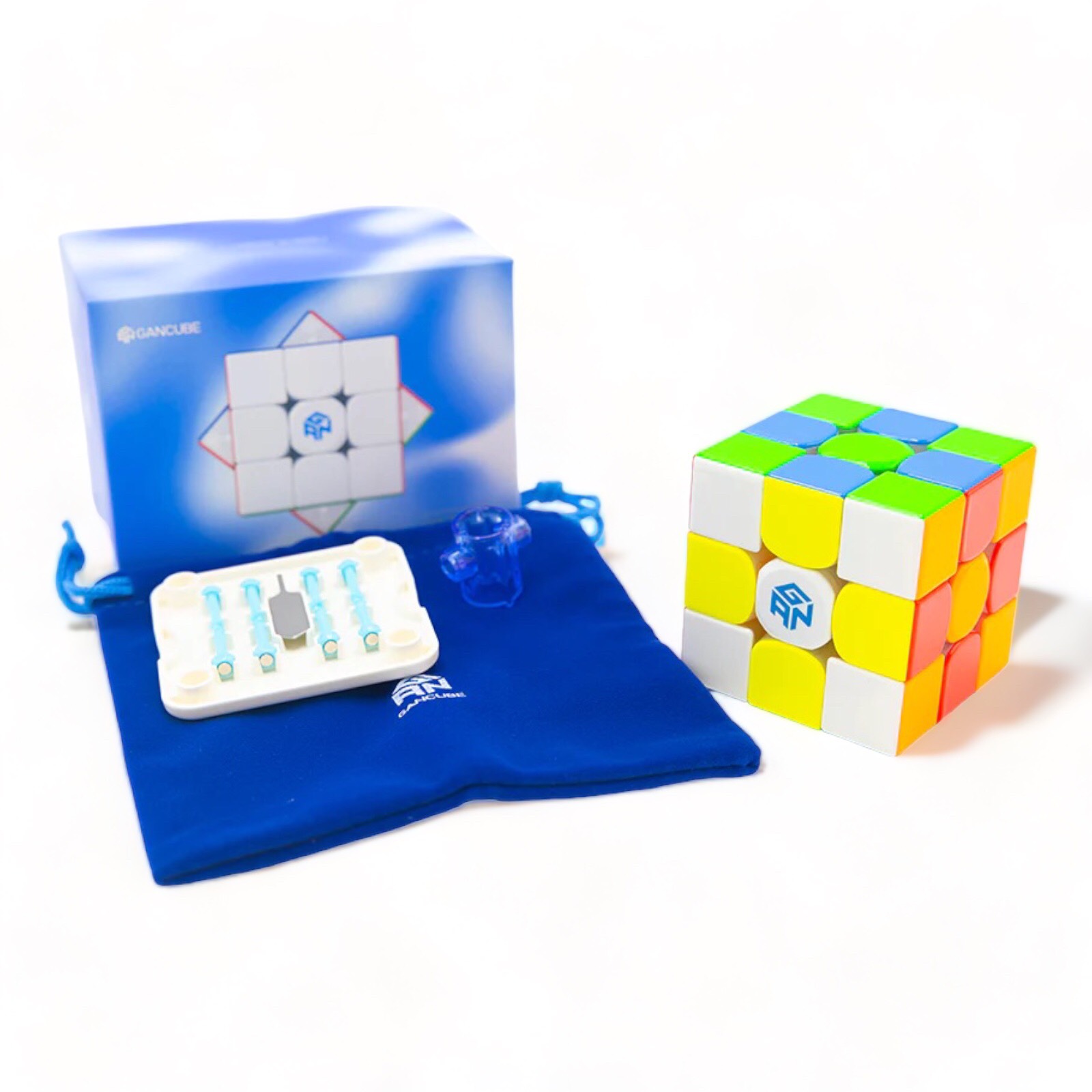 Rubik Gan 14 Maglev UV 3x3 Flagship cao cấp nhất có nam châm - Rubik 3x3 Gan 14