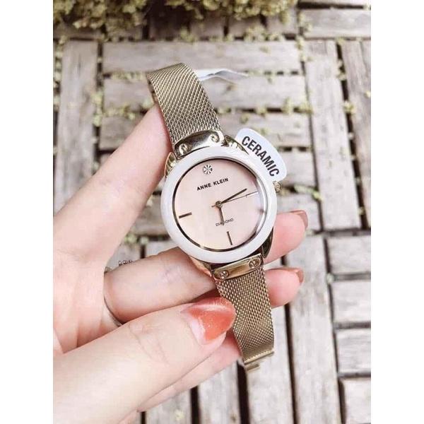 Đồng Hồ Nữ Anne Klein dây kim loại case 32mm