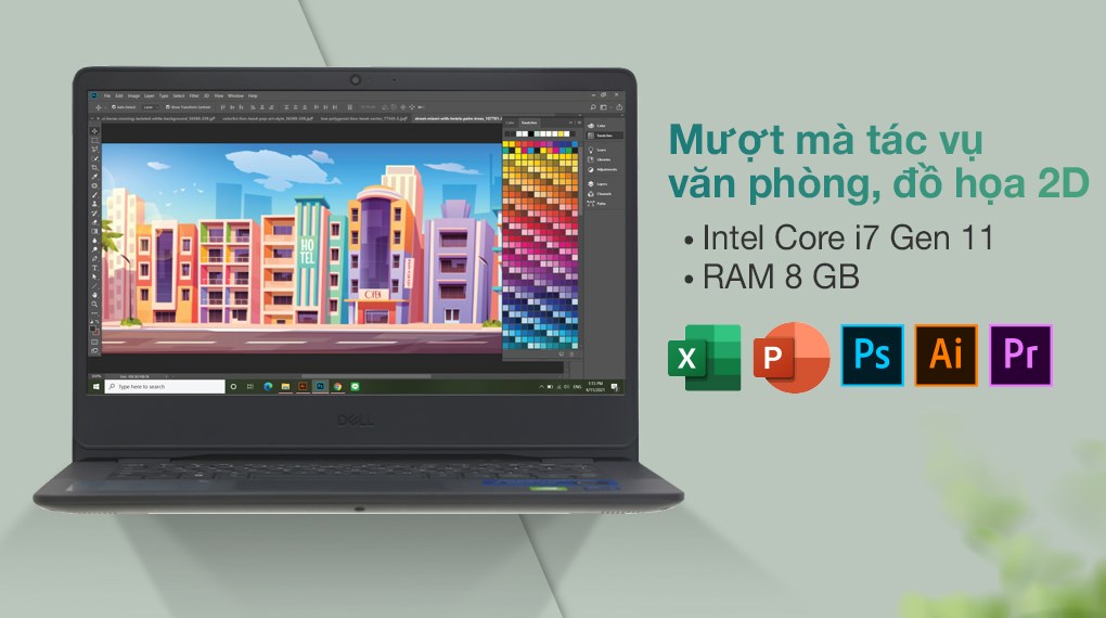 Laptop Dell Vostro 3400 V4I7015W1 - Hàng chính hãng