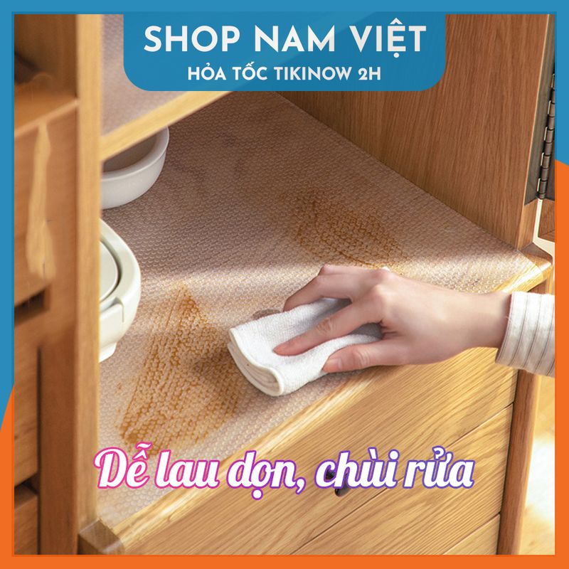Tấm Lót Tủ Lạnh, Tủ Bếp, Tủ Quần Áo Nhựa EVA Dễ Dàng Vệ Sinh