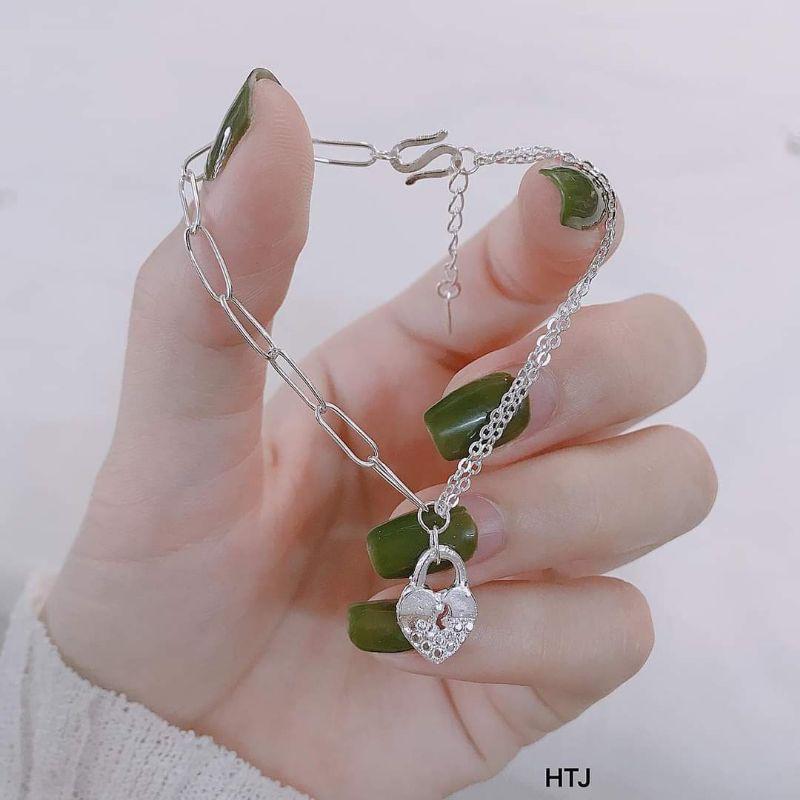 LẮC TAY BẠC XINH CHO NỮ