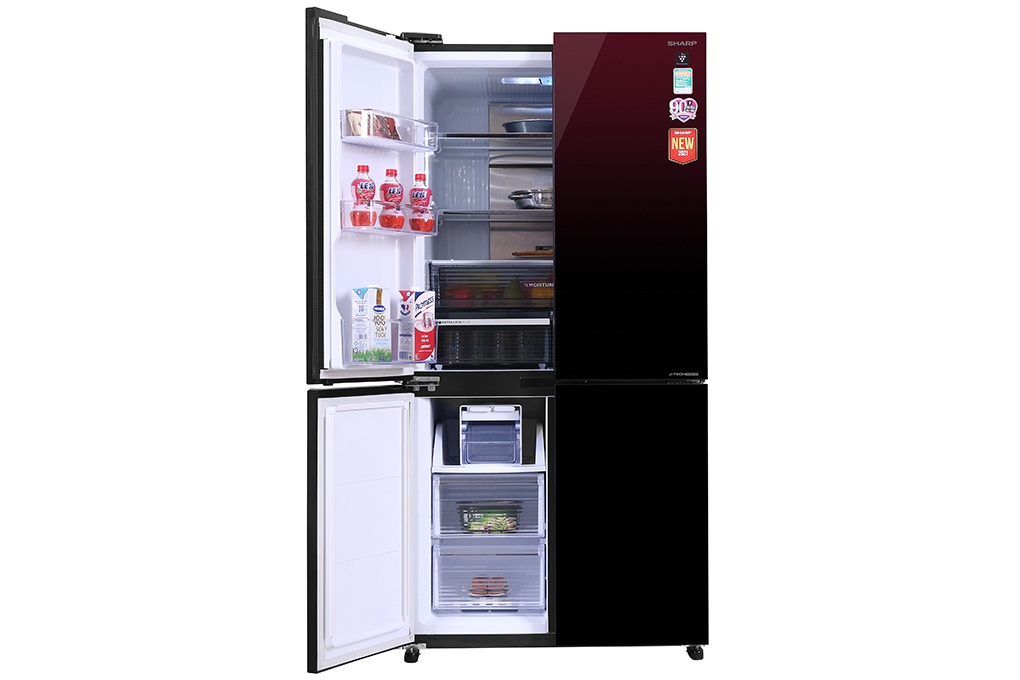 Tủ lạnh Sharp Inverter 572 lít SJ-FXP640VG-MR - Hàng Chính Hãng - Chỉ Giao HCM