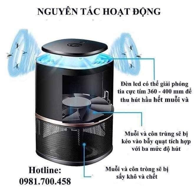 Đèn bắt muỗi chân usb loại mới ( màu ngẫu nhiên )