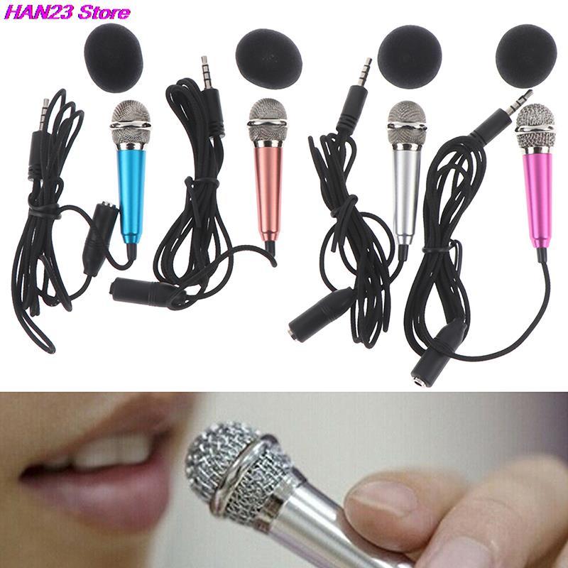 Mic cầm tay cầm tay mini di động mini 3,5mm micrô âm thanh mic