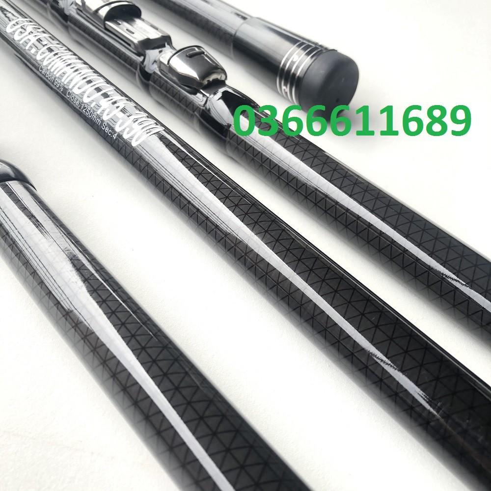 Cần câu lục xa bờ COMANDO USA , Độ cứng 45 , Cần Loại 1 Carbon 2 da rắn - Min Phú