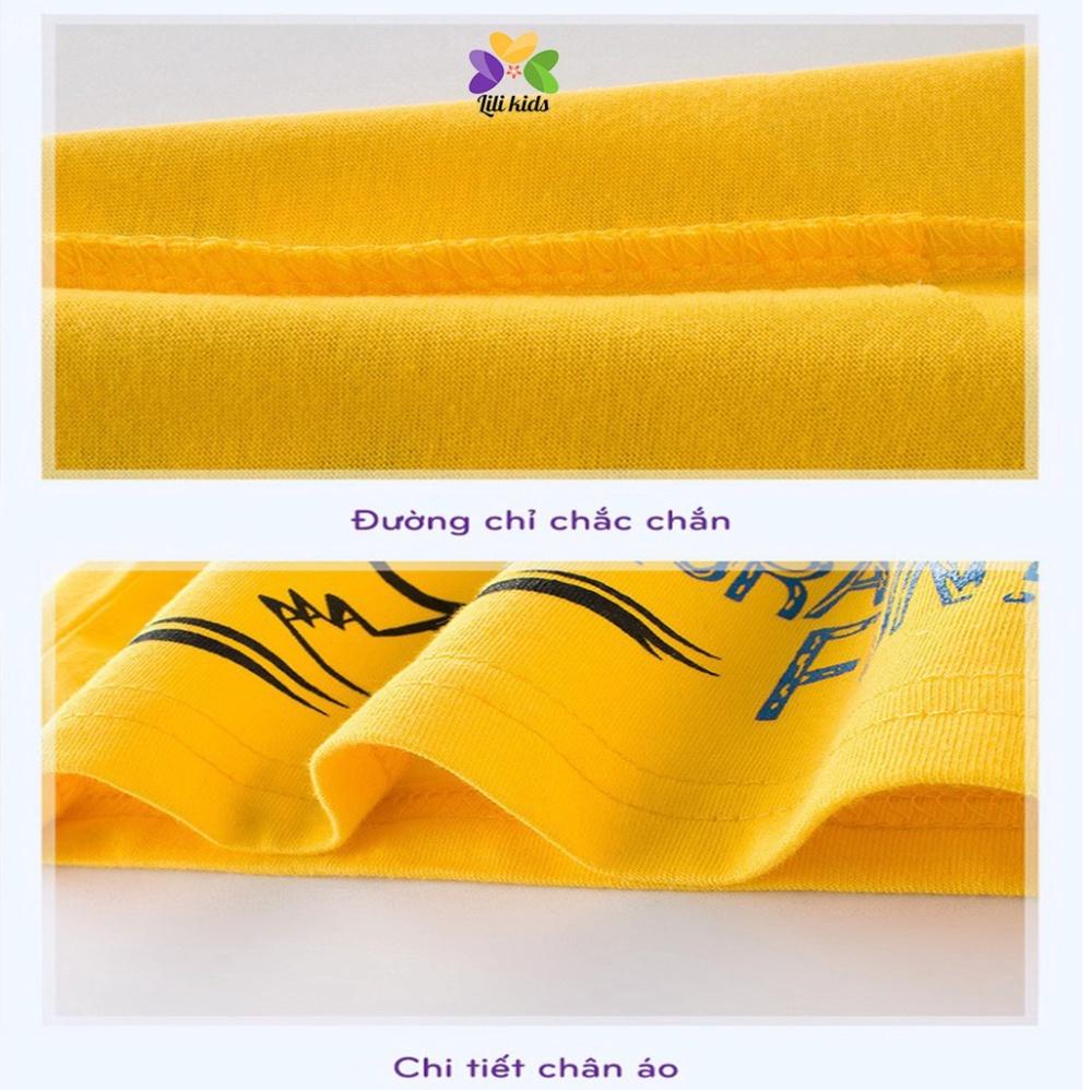 Áo bé trai áo phông cho bé in hình vui nhộn cho bé trai bé gái áo thun chất cotton hàng đẹp LYBABY AP01
