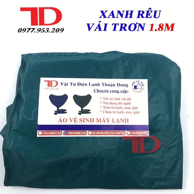 Áo vệ sinh máy lạnh cao cấp vải tổ ong dùng cho loại máy từ 1HP đến 3HP, áo vệ sinh máy lạnh 1.8m, áo vệ sinh loại trơn