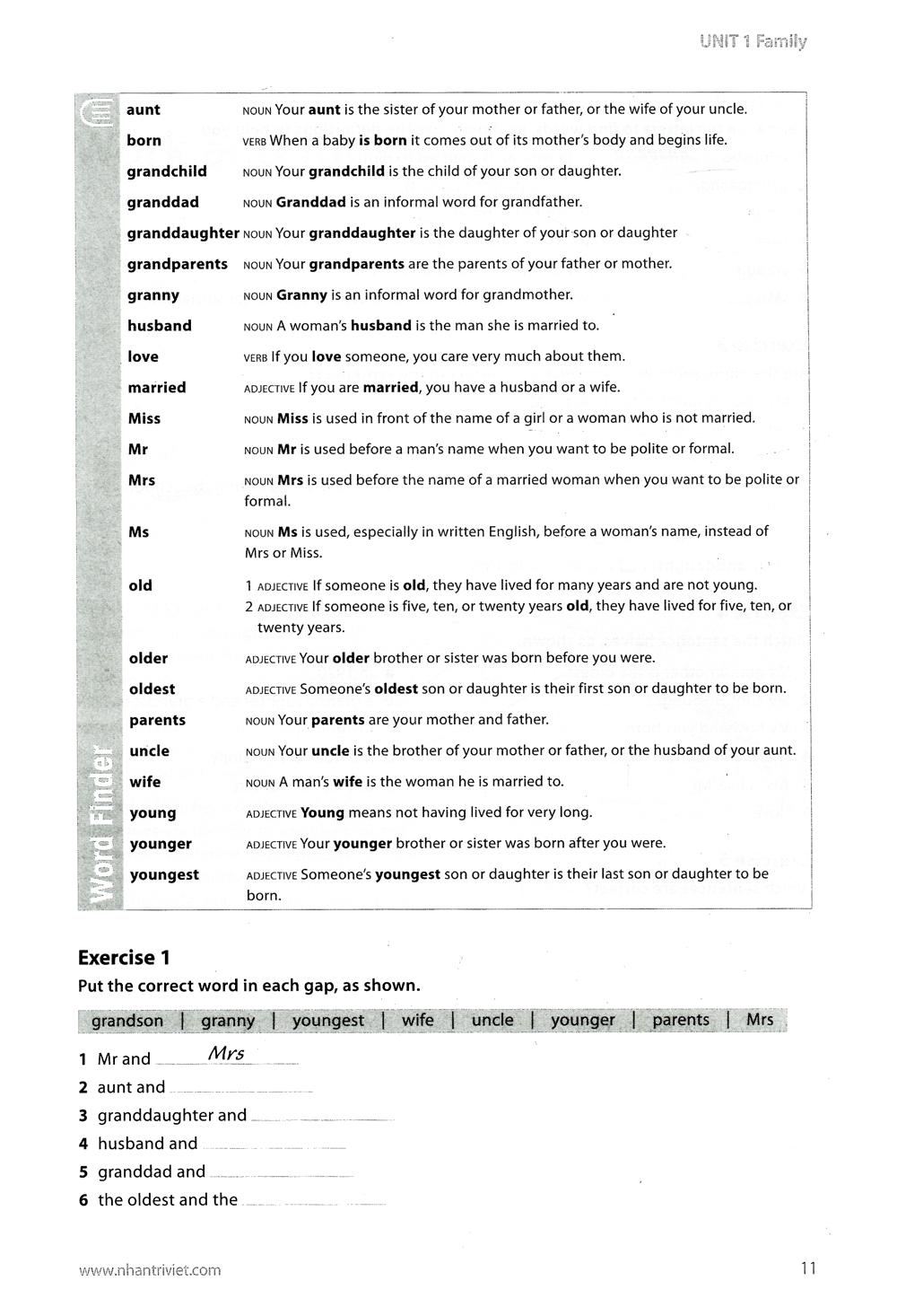 Sách Work On Your Vocabulary A2 - Pre-Intermediate (Tái Bản) - ảnh 5