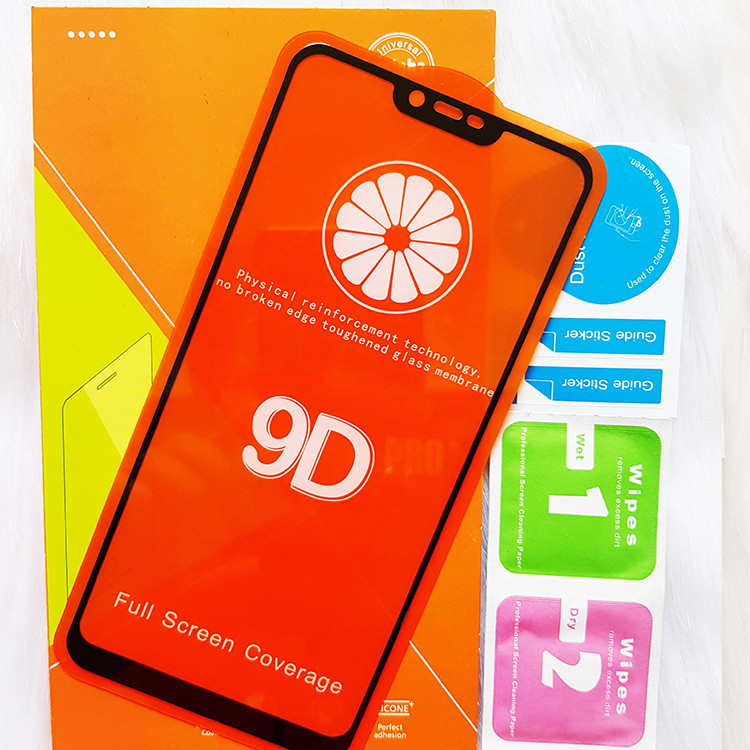 Kính Cường lực 9D Dành Cho REALME C1 Full Keo Màn Hình - Màu Đen