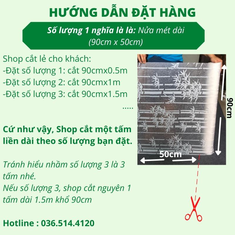 Decal dán kính , giấy đề can dán kính mờ cửa sổ phòng khách đẹp chống nắng đẹp giá rẻ 90x50cm