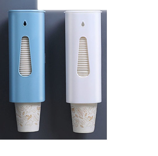 Hộp đựng cốc, ly giấy rút bằng nhựa có nắp đậy HT701