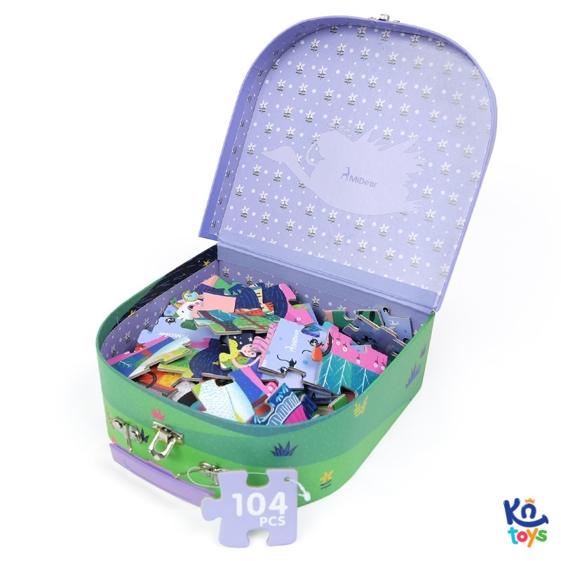 Đồ chơi ghép hình Mideer Puzzle MD3028 – Người đẹp ngủ trong rừng (104 mảnh ghép)