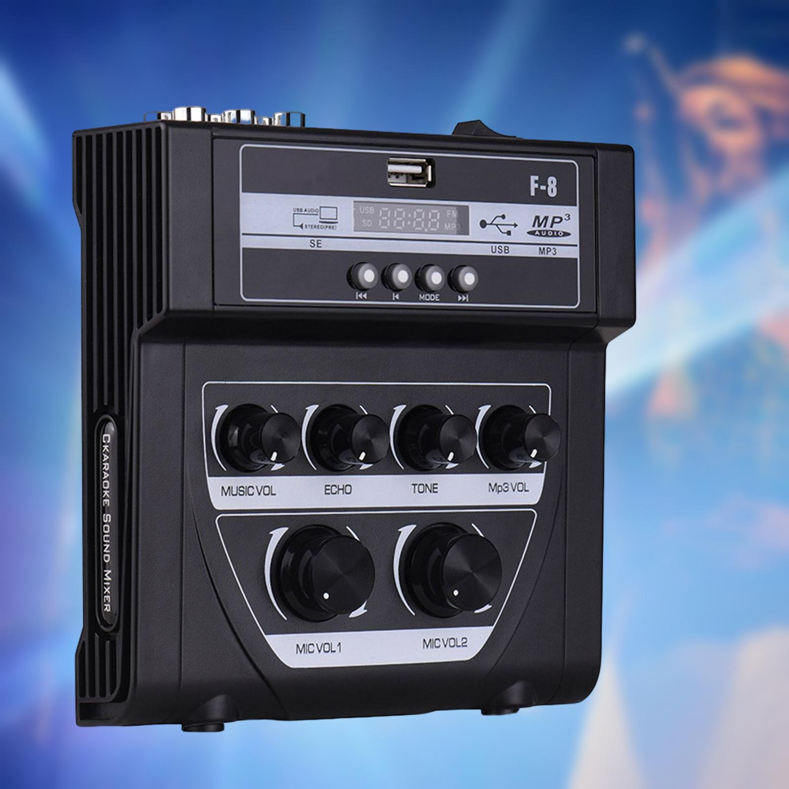 Mic Mixer Audio Sound Mixing Board Sound Mixing Console for Live Broadcast