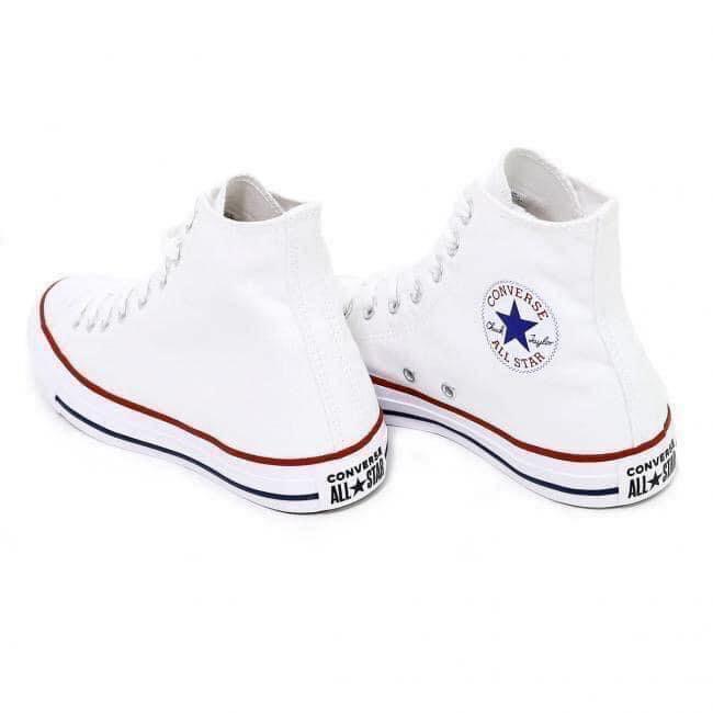 Giày sneaker Converse chính hãng - cao cổ- Vải canvas- chất lượng- đơn giản-Chuck Taylor All Star Classic- White 121184
