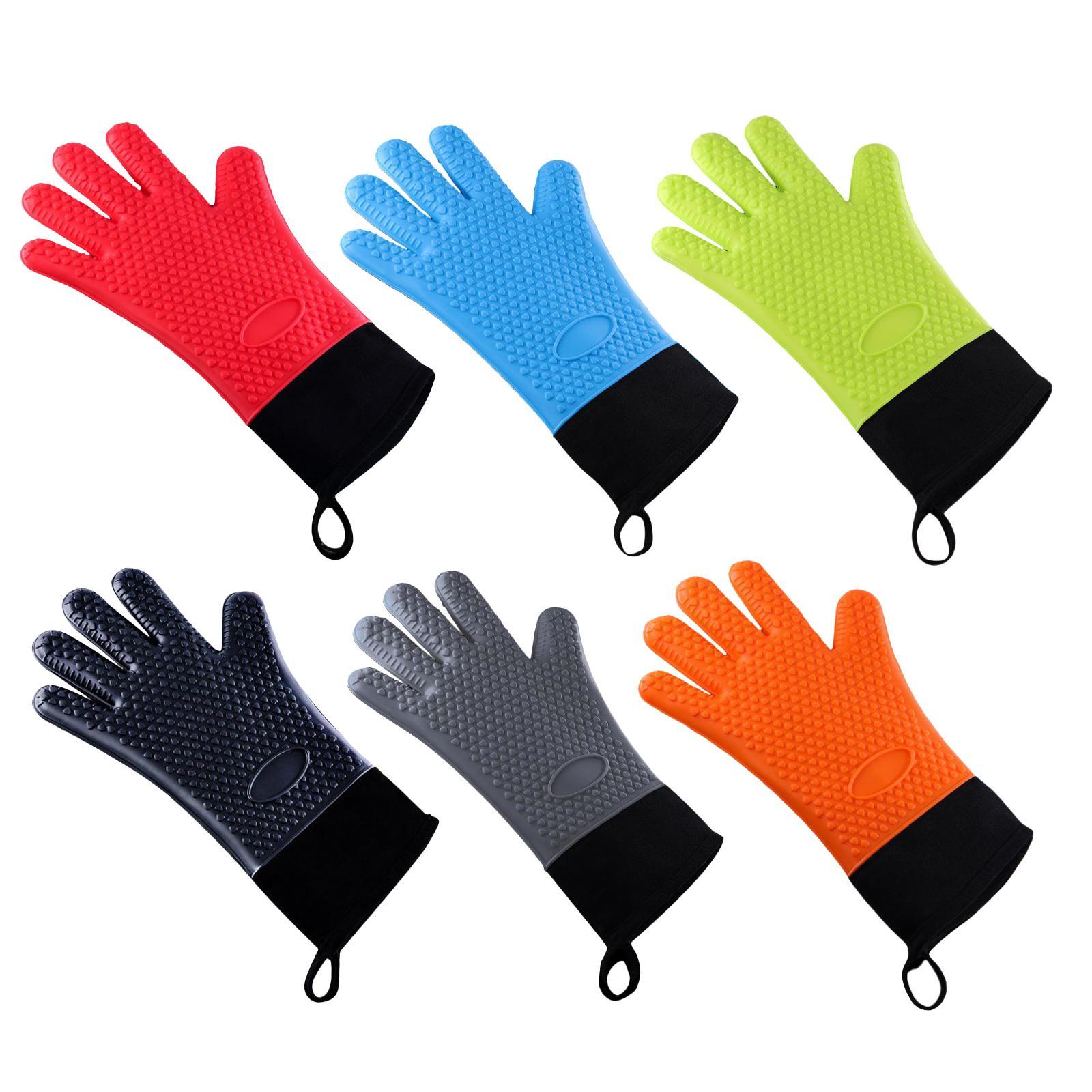 Premium Oven Gloves Insulated Long Anti-scalding Mitts for Cooking