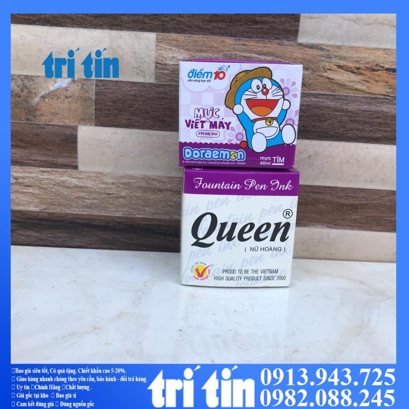 Mực Viết Máy Điểm 10 Doraemon Màu Tím - Mực Queen Tím Nữ Hoàng