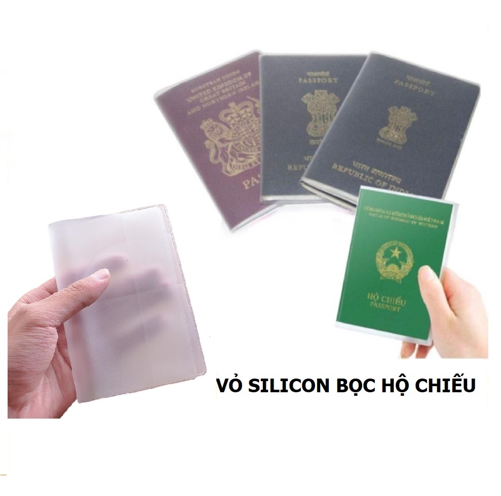 Vỏ Bọc Hộ Chiếu - Vỏ Passport Trong Suốt, Vỏ Đựng Hộ Chiếu, Tiện Dụng, Nhỏ Gọn, Sử Dụng Dễ Dàng An Toàn Khi Đi Du Lịch. 5310