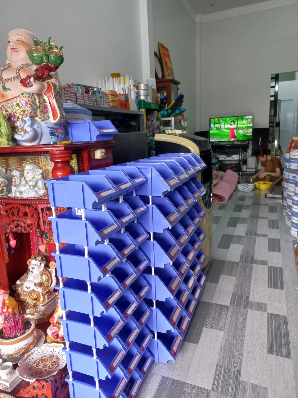 Combo 5 Cặp Kệ Dụng Cụ Nhỏ Duy Tân - Kệ Khay chuyên dụng đựng linh kiện điện tử, bu lông , ốc vít - Hibucenter