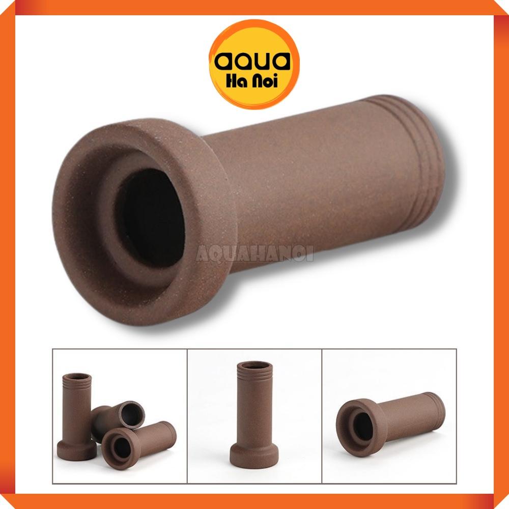 Đồ chơi tép cảnh bằng gốm - Ống trụ - 3*6*3 cm - Trang trí hồ cá tép cảnh, giúp tép trú ẩn xả stress