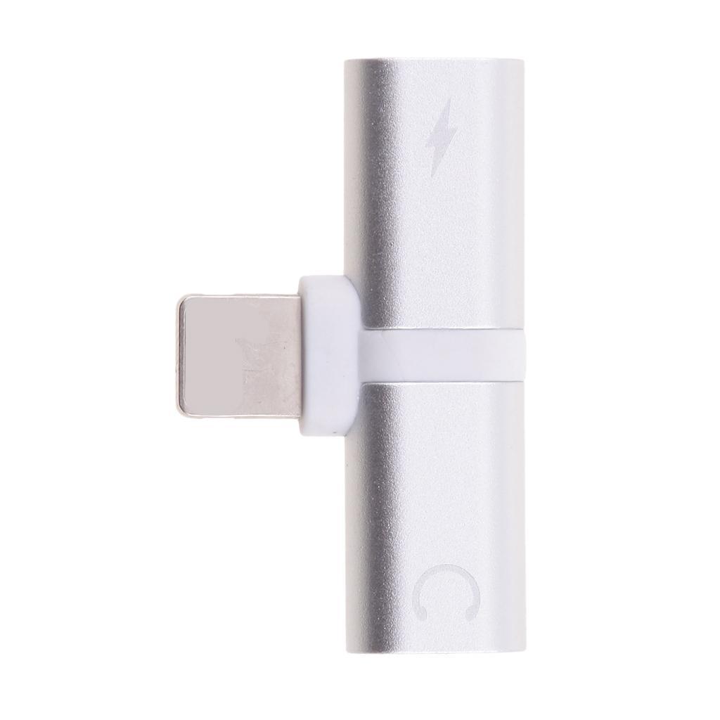 2 in 1 Headphones Jack Charger & Audio Splitter Adapter for