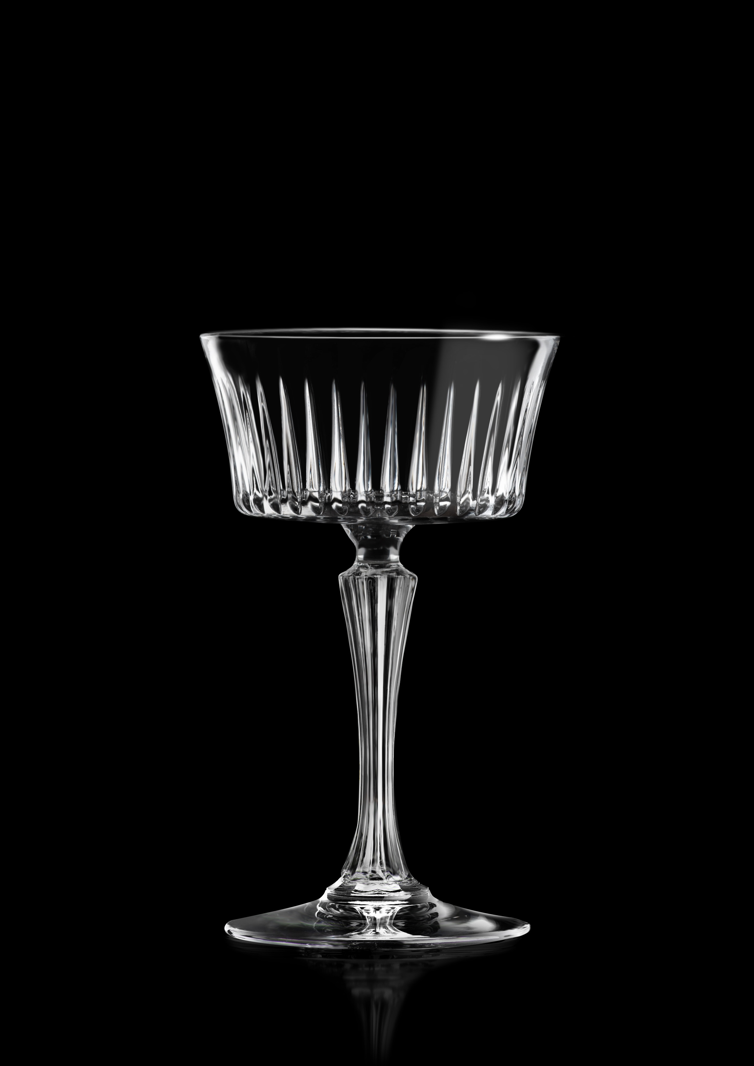 Bộ 06 Ly Vang Thuỷ Tinh Pha Lê Ý RCR - Timeless Champagne Goblet 260 ml