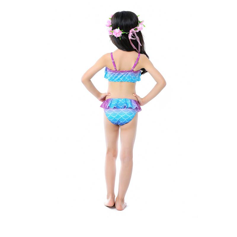Trẻ Em Bé Gái Bơi Nàng Tiên Cá Đuôi Nàng Tiên Cá Trang Phục Cosplay Bơi Trẻ Em Đi Biển Có Có Thể Thêm Monofin Vây