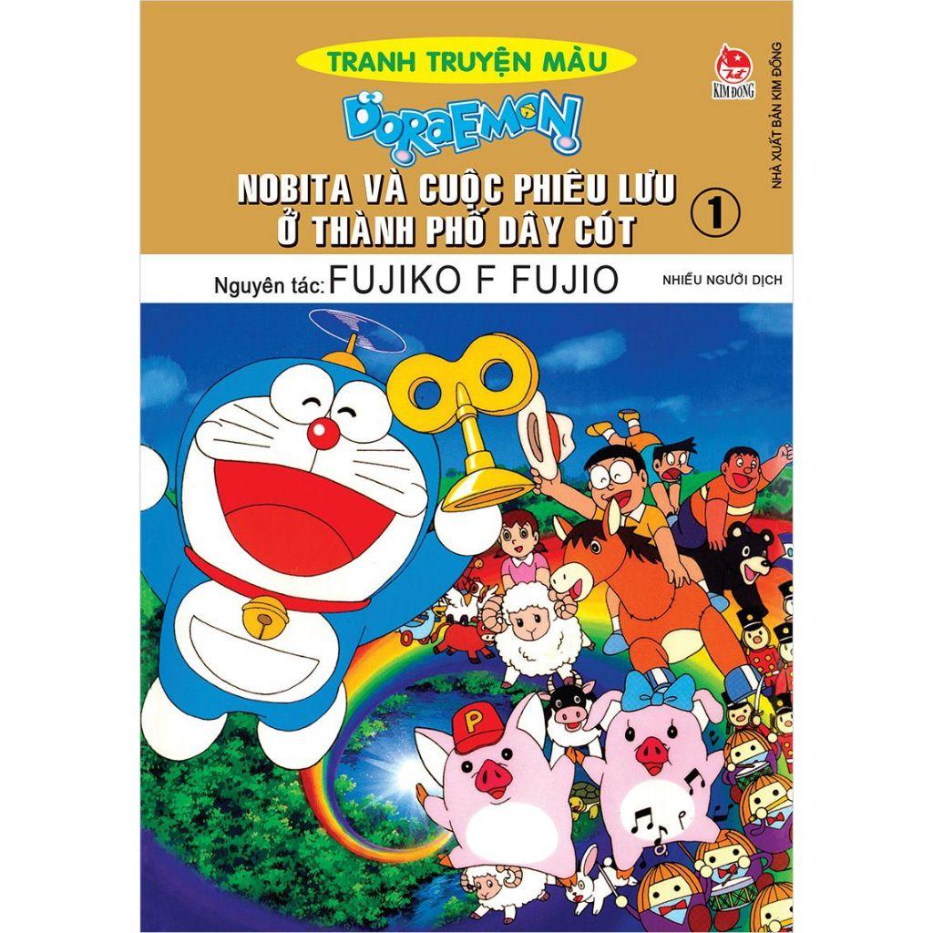 Truyện - Doraemon Tranh Truyện Màu - Nobita Và Cuộc Phiêu Lưu Ở Thành Phố Dây Cót - Chọn Lẻ 2 Tập - Kim Đồng