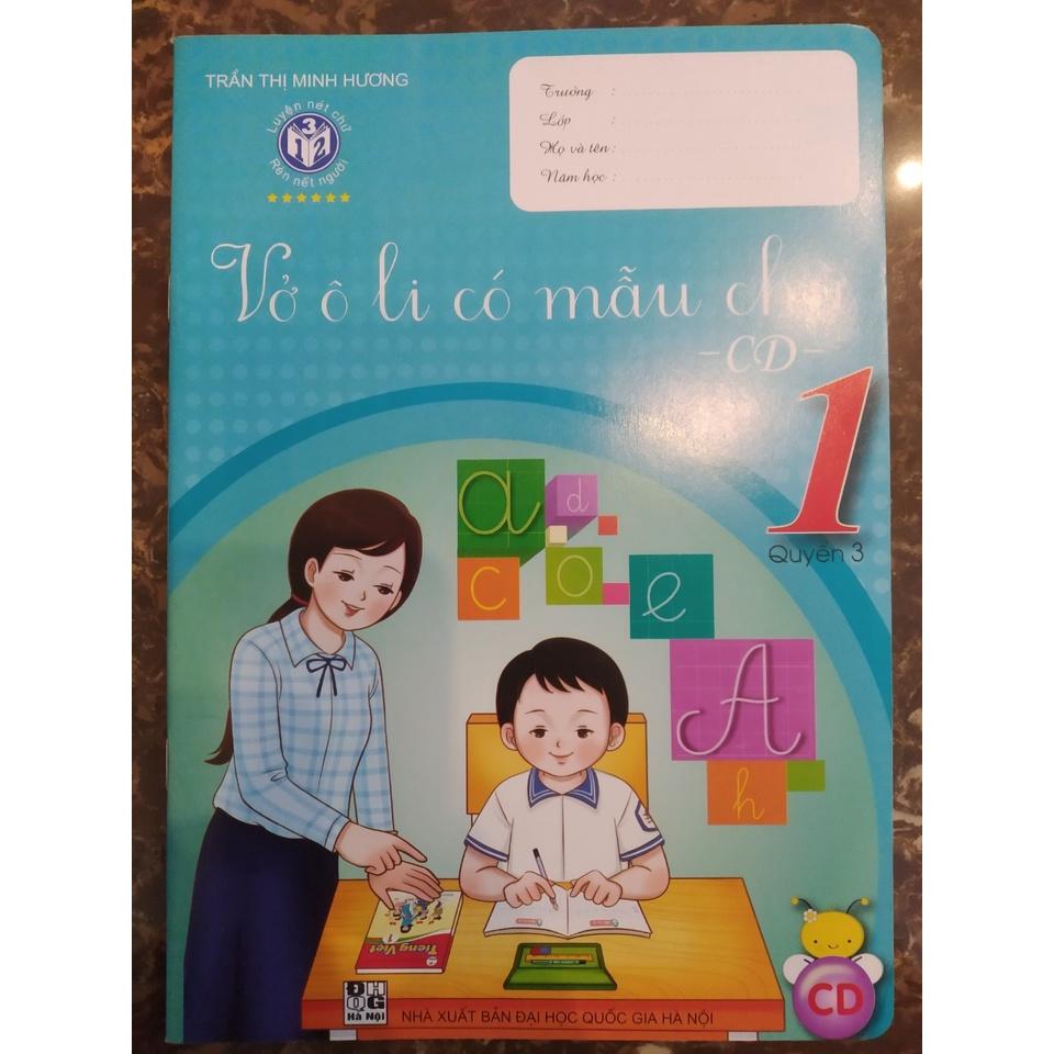 Sách - Vở Ô Li Có Mẫu Chữ Lớp 1 Quyển 3 - CD
