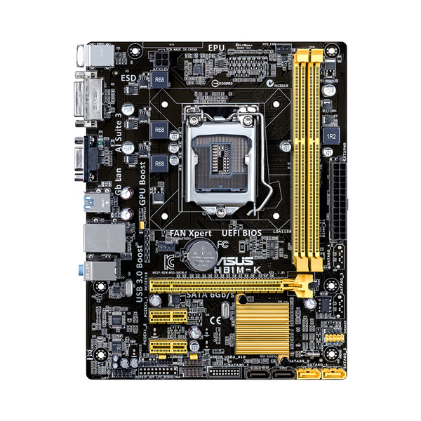 Mainboard Asus H81M K (Socket 1150, DVI+VGA, DDR3) - Hàng chính hãng Viết Sơn phân phối