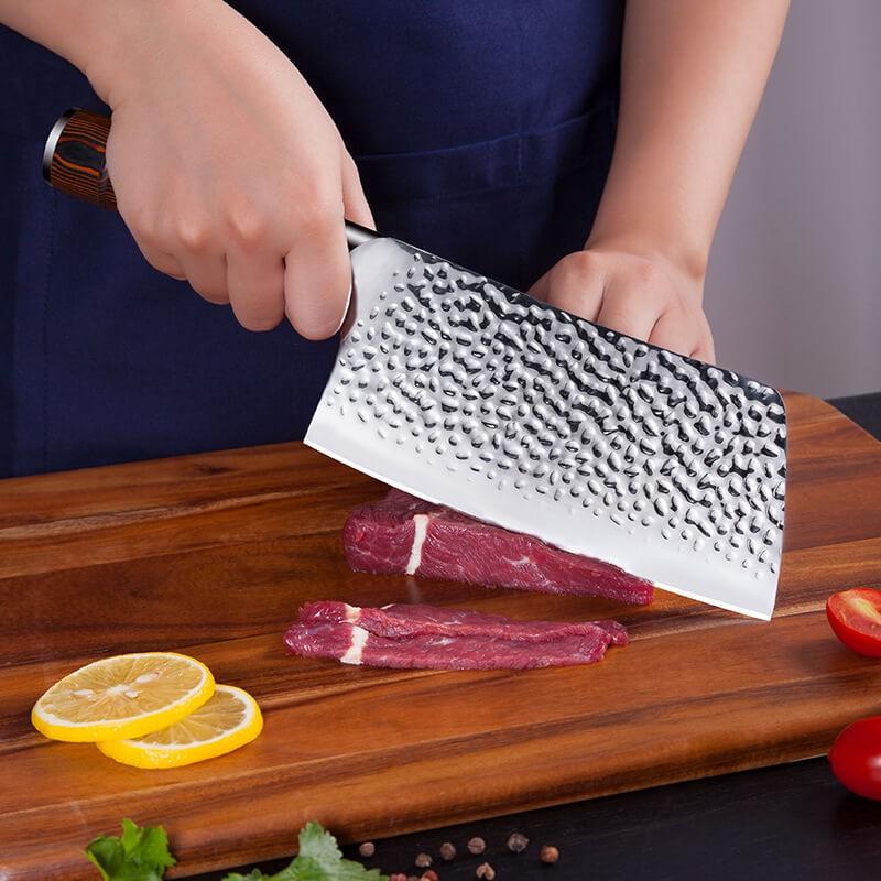 DAO - DAO BẾP NHẬT BẢN USUBA THÉP DAMASCUS MÃ FDT113 nt topcomshop vn